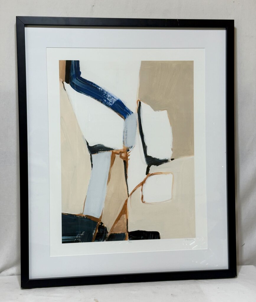 Victoria Barnes Abstract Art "Diagramme 1" Signed #38/950 Giclee Print