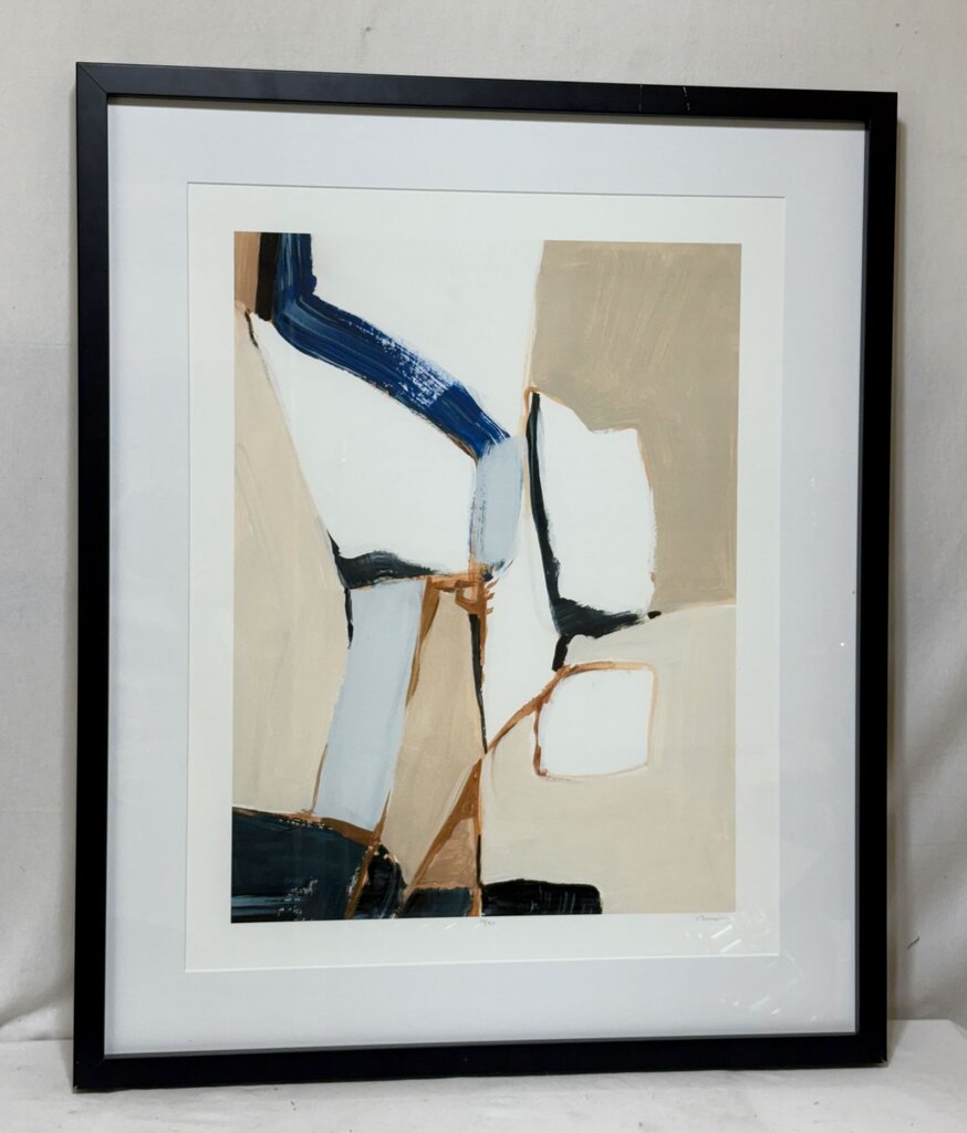 Victoria Barnes Abstract Art "Diagramme 1" Signed #38/950 Giclee Print
