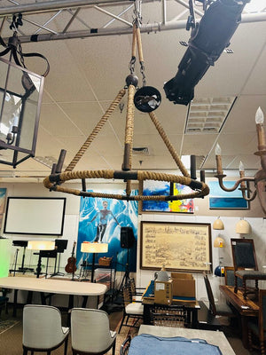 Bowline Rope Chandelier orig. $1300