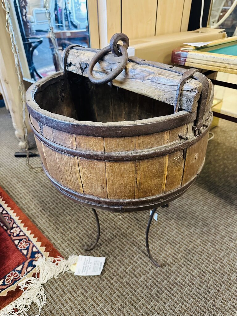Antique Chinese Water Well Bucket