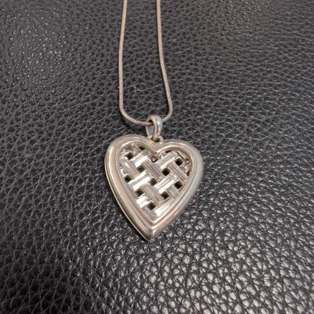 Brighton Love Cage Crystal Heart Necklace