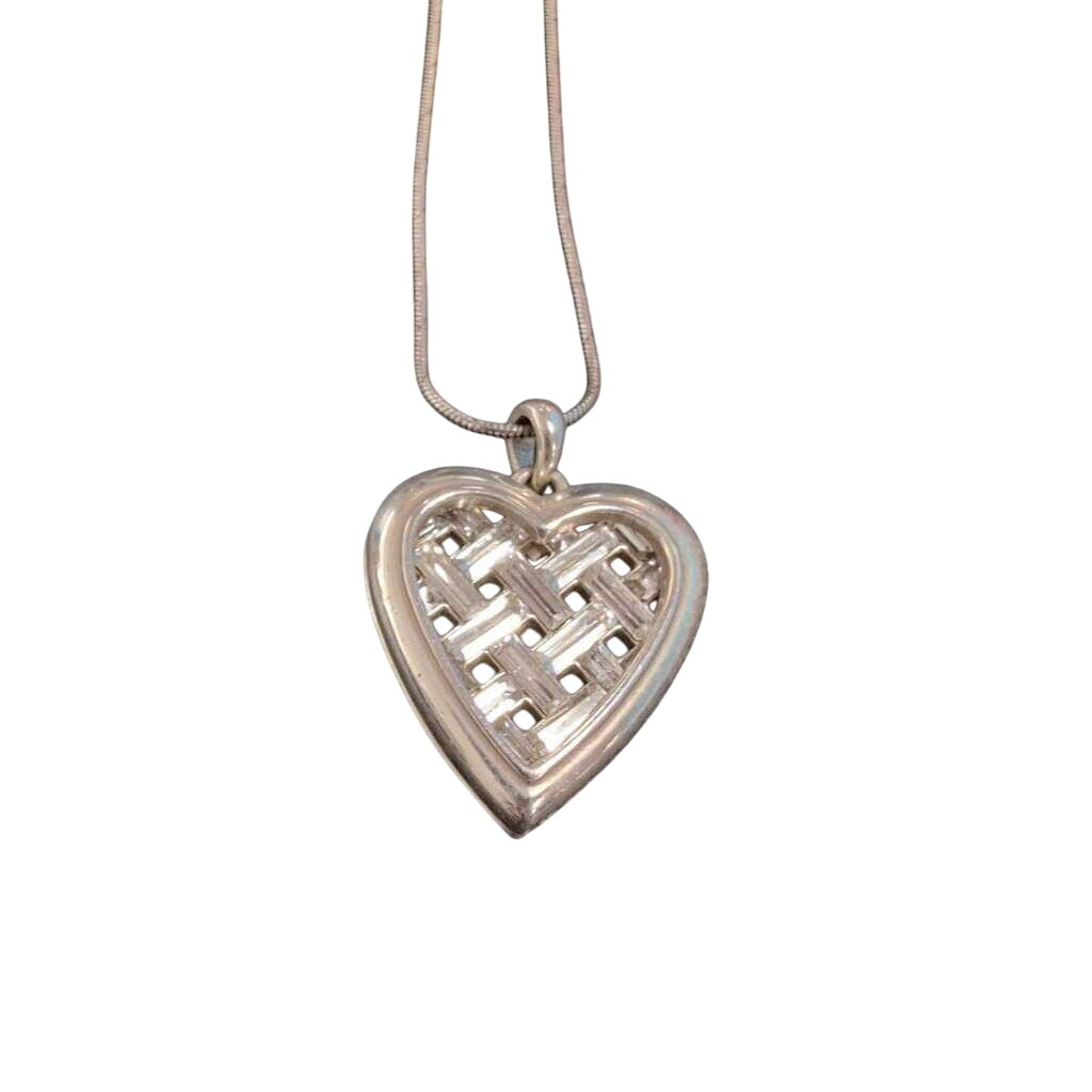 Brighton Love Cage Crystal Heart Necklace by Miss Daisy's Consignment & Auction House