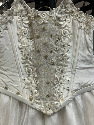 Organza & Rhinestone Little Girl's Bustier Dress 3T