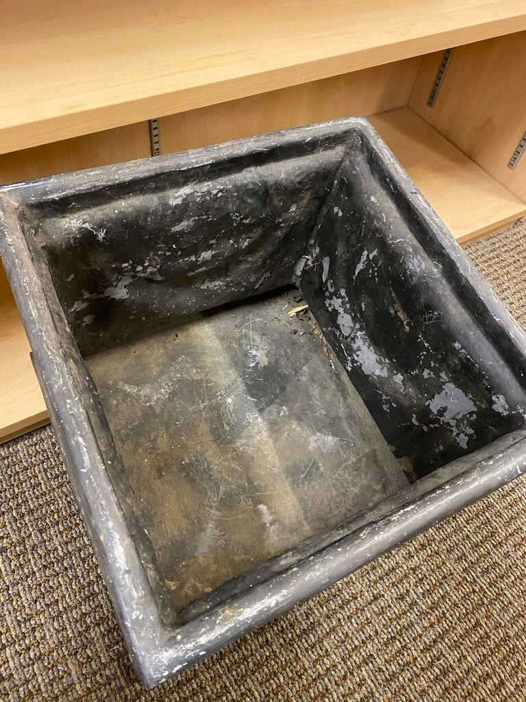 Neoclassical Style Black Planter