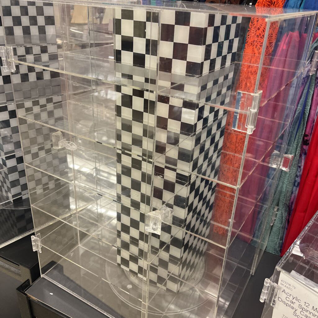 Acrylic Model 20 Car Spinning Display Case 1/18 by Miss Daisy's Consignment & Auction House