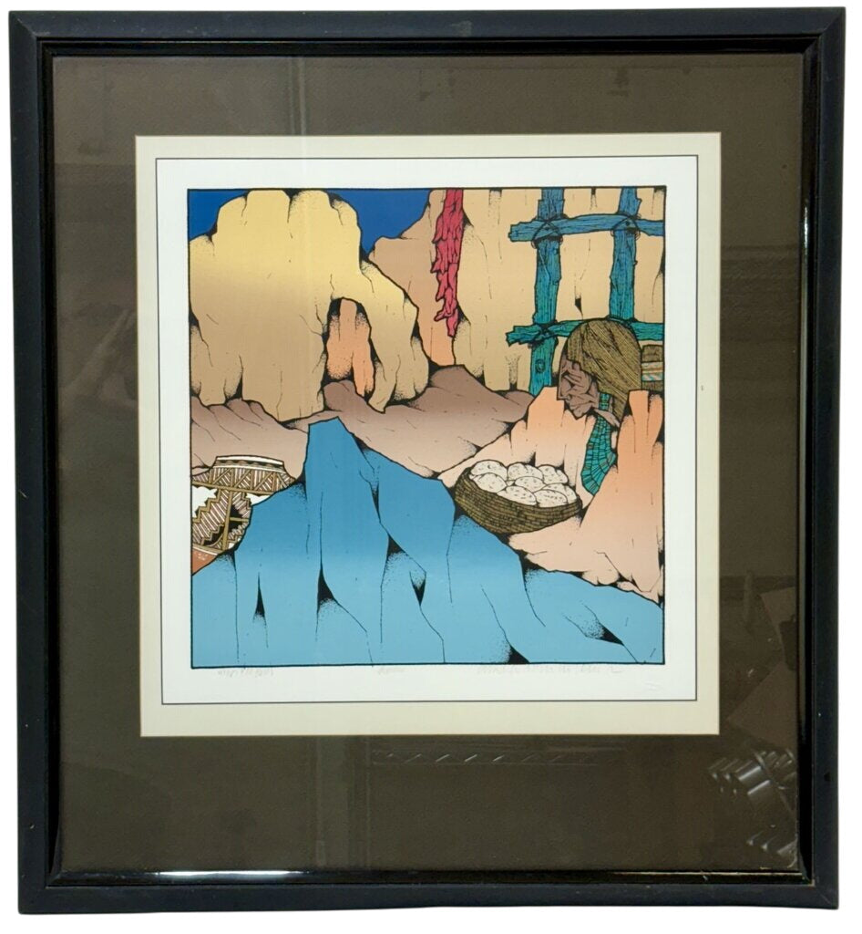 Amado Murilio Pena Jr. "Home" LTD Serigraph #42/65 Signed by Miss Daisy's Consignment & Auction House