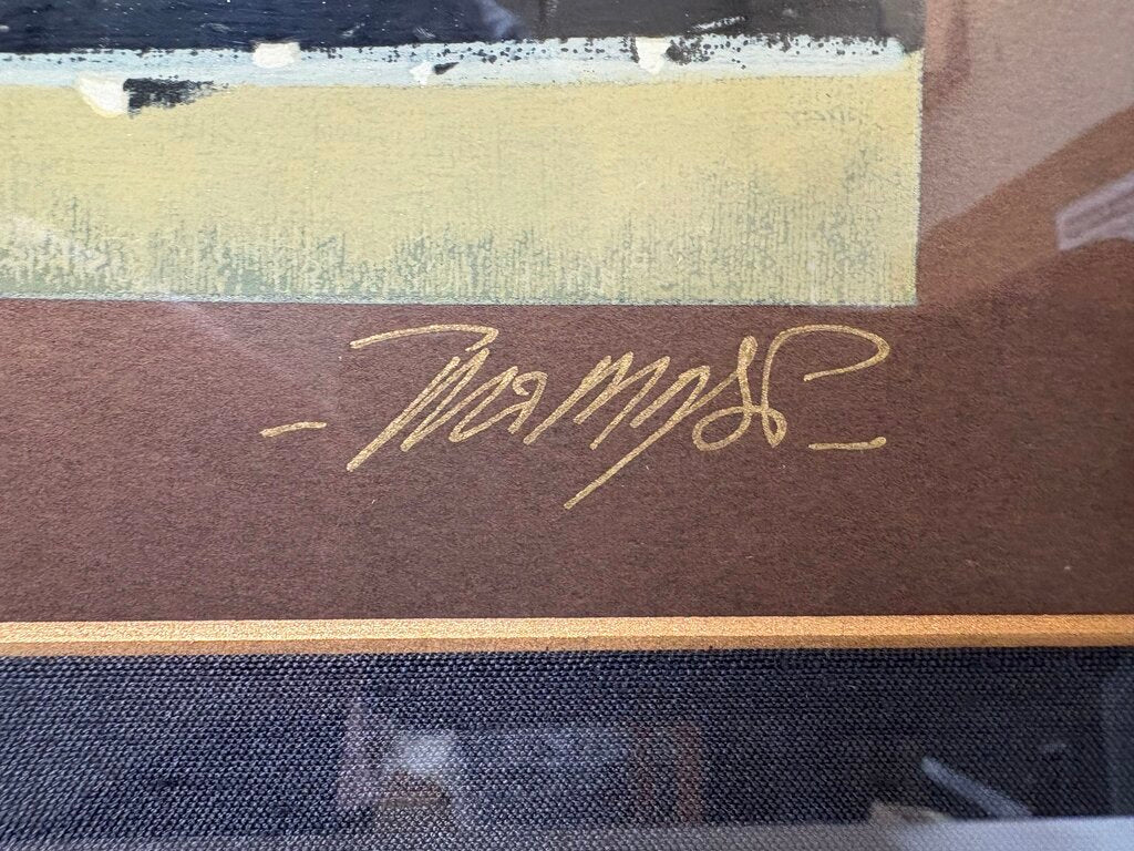 Thomas Pradzynski "Vins et Liqueurs" LTD #90/150 Series on Brown Paper Hand Signed