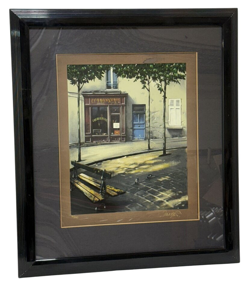 Thomas Pradzynski "Cordonnerie" LTD #90/150 Series on Brown Paper Hand Signed by Miss Daisy's Consignment & Auction House