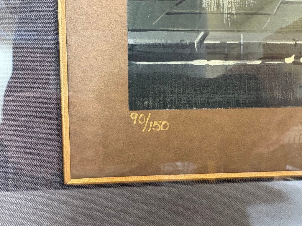 Thomas Pradzynski "Atelier de Poterie" LTD #90/150 Series on Brown Paper Hand Signed