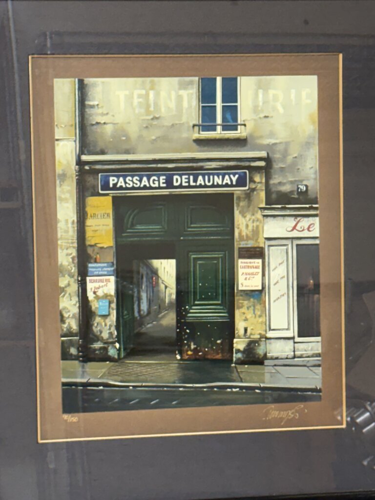 Thomas Pradzynski "Passage DeLaunay" LTD #90/150 Series on Brown Paper Hand Signed