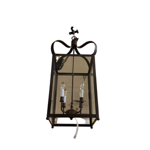 Metal & Glass Pendant Lantern by Miss Daisy's Consignment & Auction House