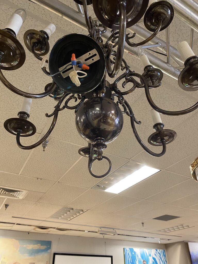 Dutch 12 Arm Chandelier