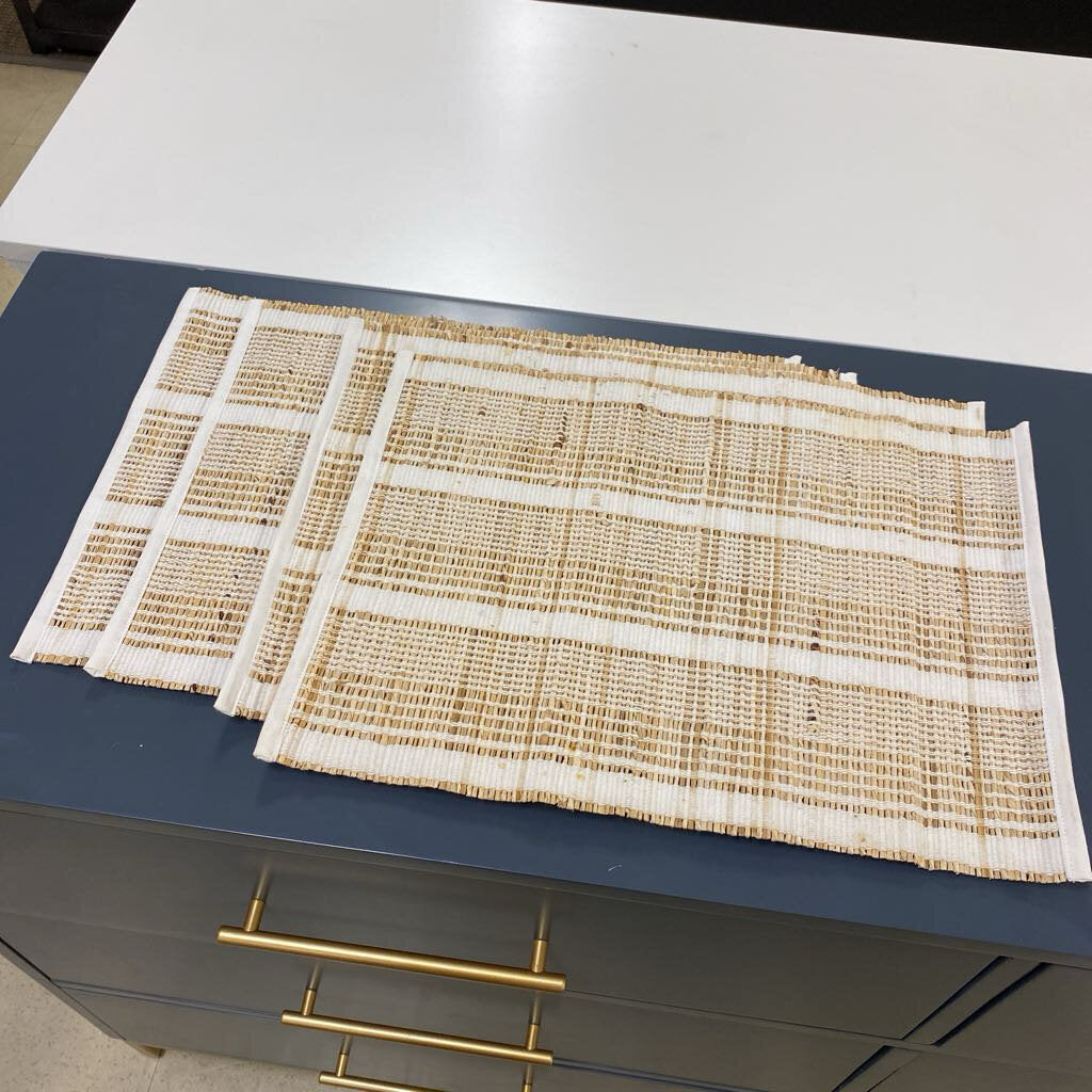 Woven Placemats (Set of 4, lightly stained)