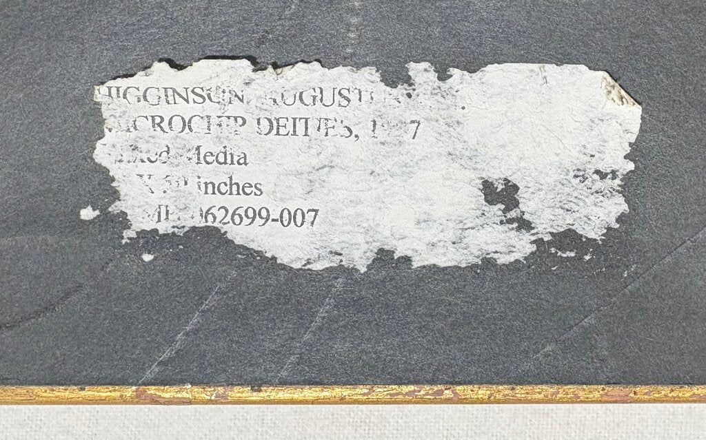 Augustus V.M. Higginson "Microchip Deities" Mixed Media 1997