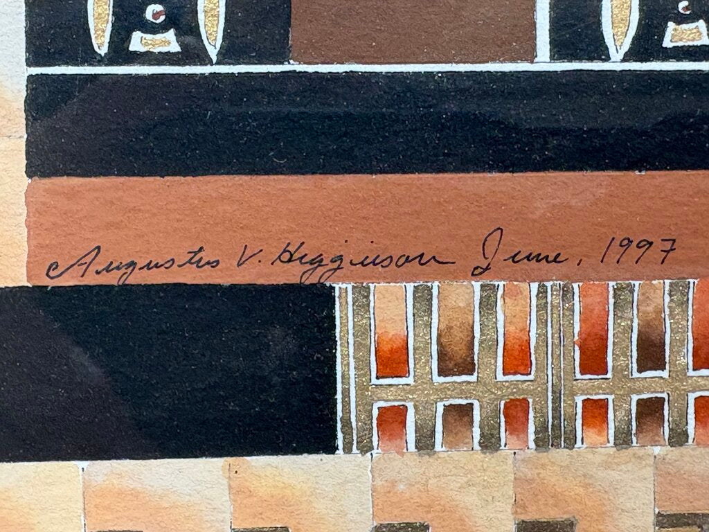 Augustus V.M. Higginson "Microchip Deities" Mixed Media 1997
