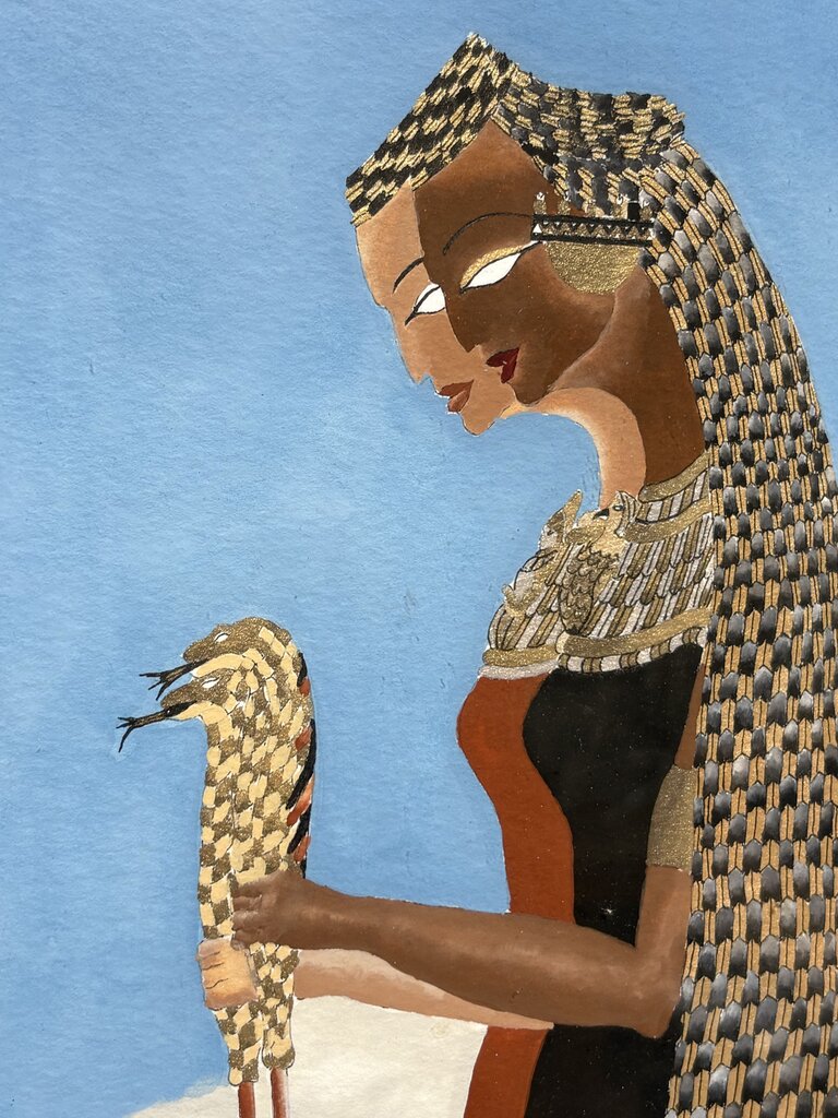 Augustus V.M. Higginson "Microchip Deities" Mixed Media 1997