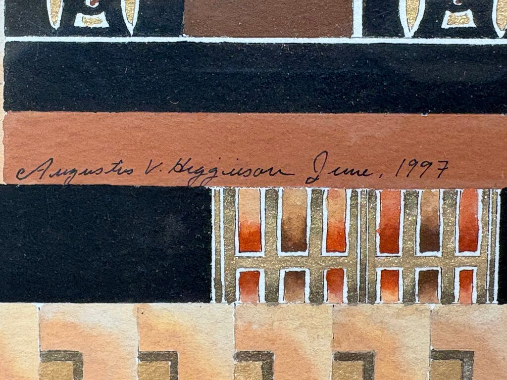 Augustus V.M. Higginson "Microchip Deities" Mixed Media 1997