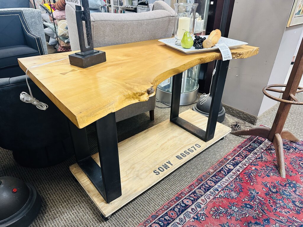 Live Edge Console Table 53x31x34