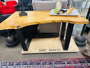 Live Edge Console Table 53x31x34