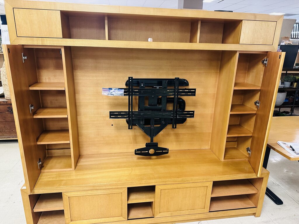 Ethan Allen Solid Wood Media Cabinet 80x20x70