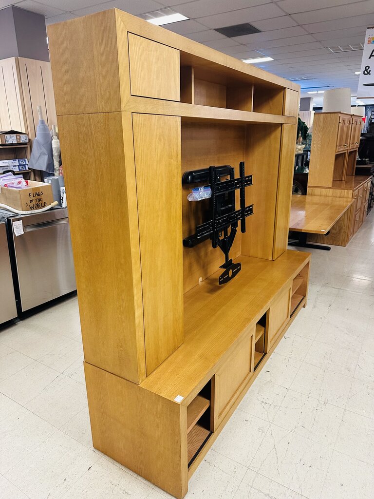 Ethan Allen Solid Wood Media Cabinet 80x20x70