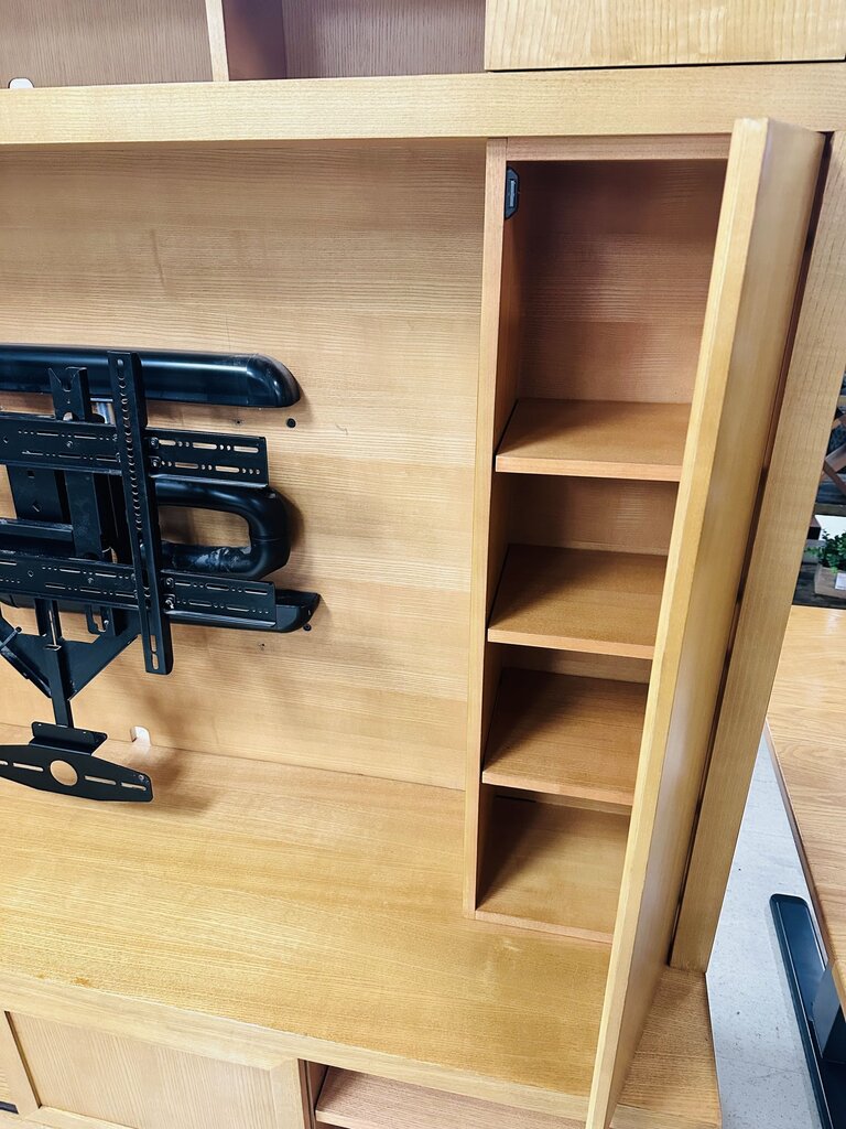 Ethan Allen Solid Wood Media Cabinet 80x20x70