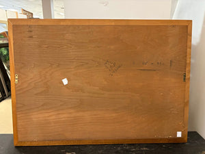 Ethan Allen Baumritter Maple Frame Wall Mirror