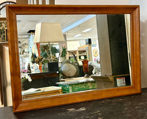 Ethan Allen Baumritter Maple Frame Wall Mirror