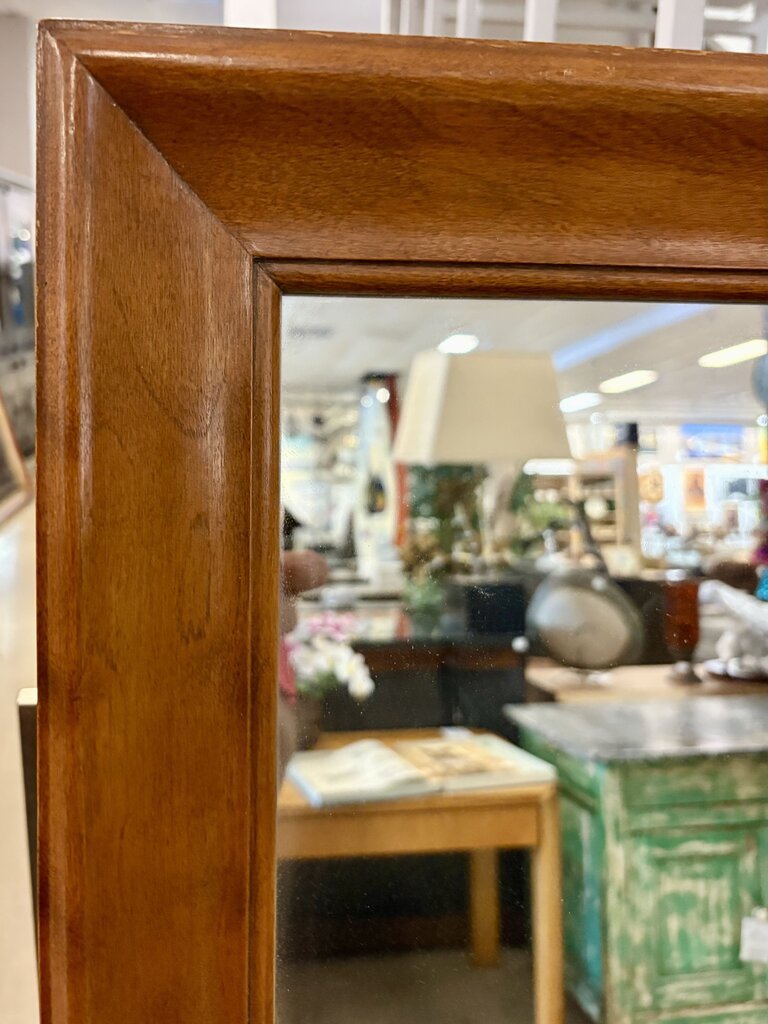 Ethan Allen Baumritter Maple Frame Wall Mirror