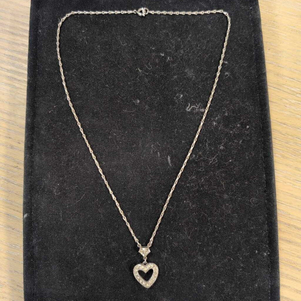 Vintage Heart Pendant on Chain