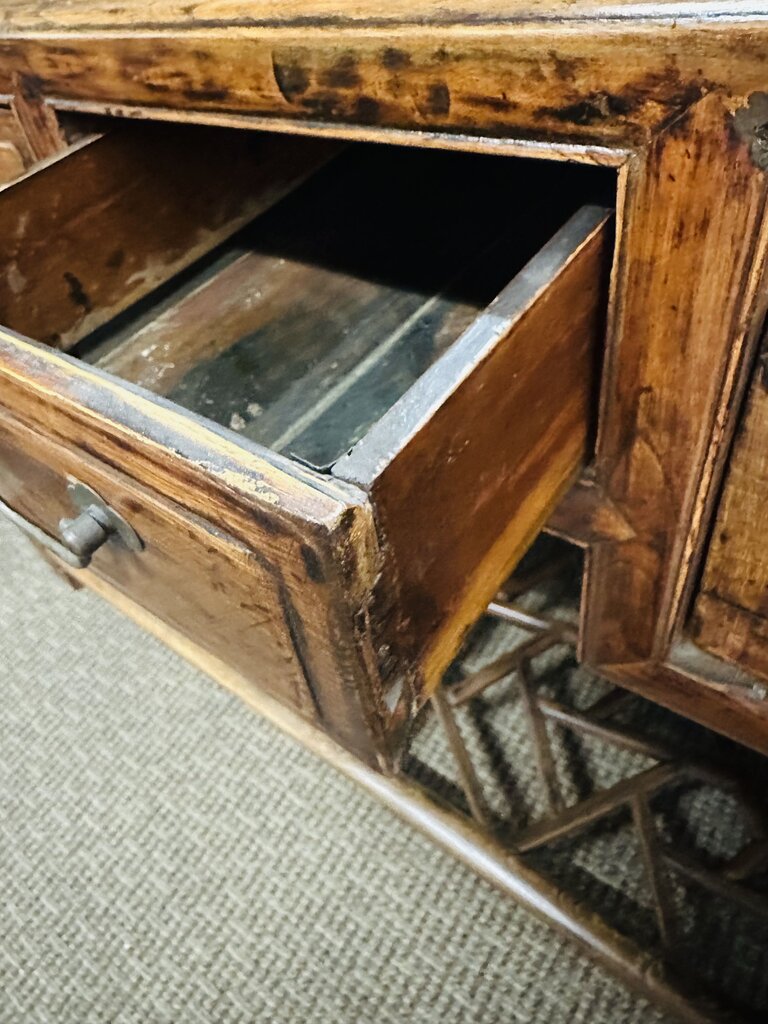 Antique Chinese Qing Dynasty Hall Table 25x48x32