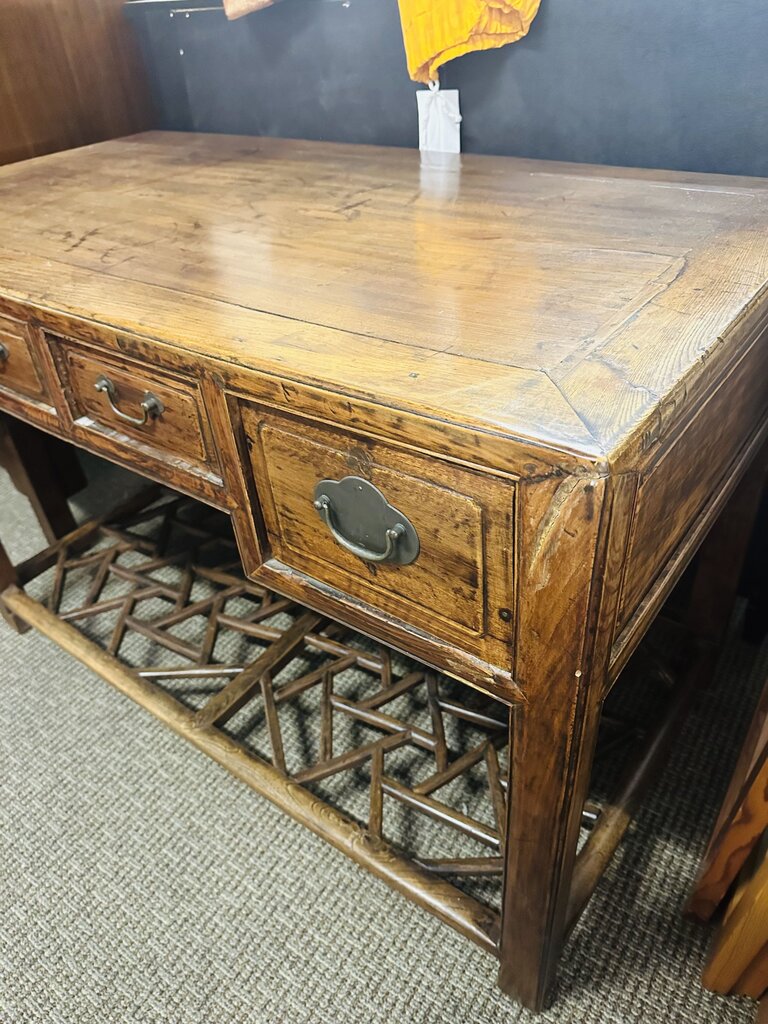 Antique Chinese Qing Dynasty Hall Table 25x48x32