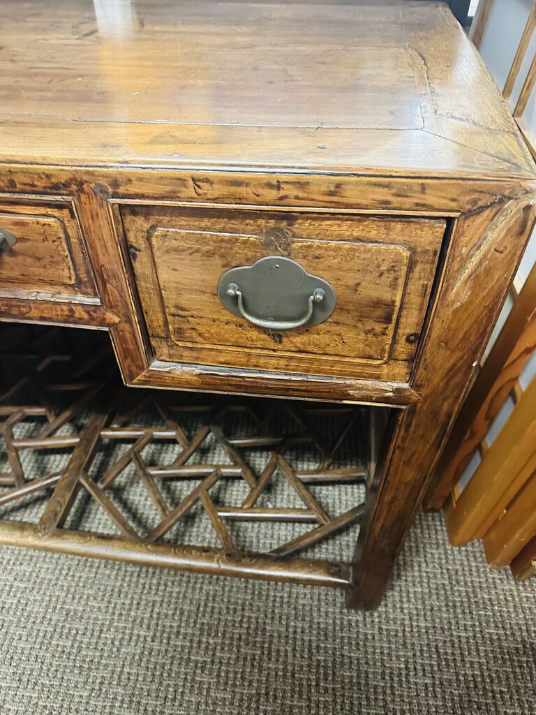Antique Chinese Qing Dynasty Hall Table 25x48x32