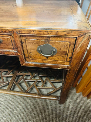 Antique Chinese Qing Dynasty Hall Table 25x48x32