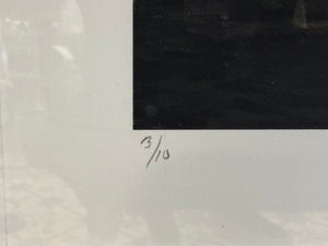 Michael Haber "Ship Lines" Over Sized B&W Photographic Print Signed Numbered Series 3/10