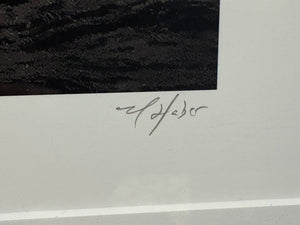 Michael Haber "Ship Lines" Over Sized B&W Photographic Print Signed Numbered Series 3/10