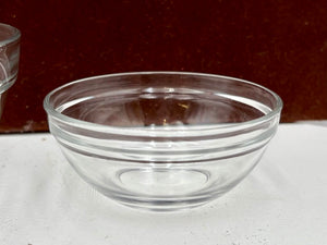 3 Piece Clear Glass Mixing Bowl Set (3Pcs)