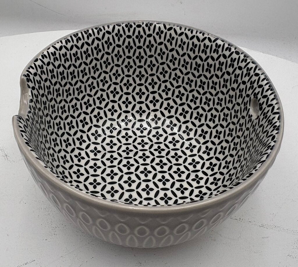 Signature Housewares Inc. Green Patterned Noodle Bowl 24oz.
