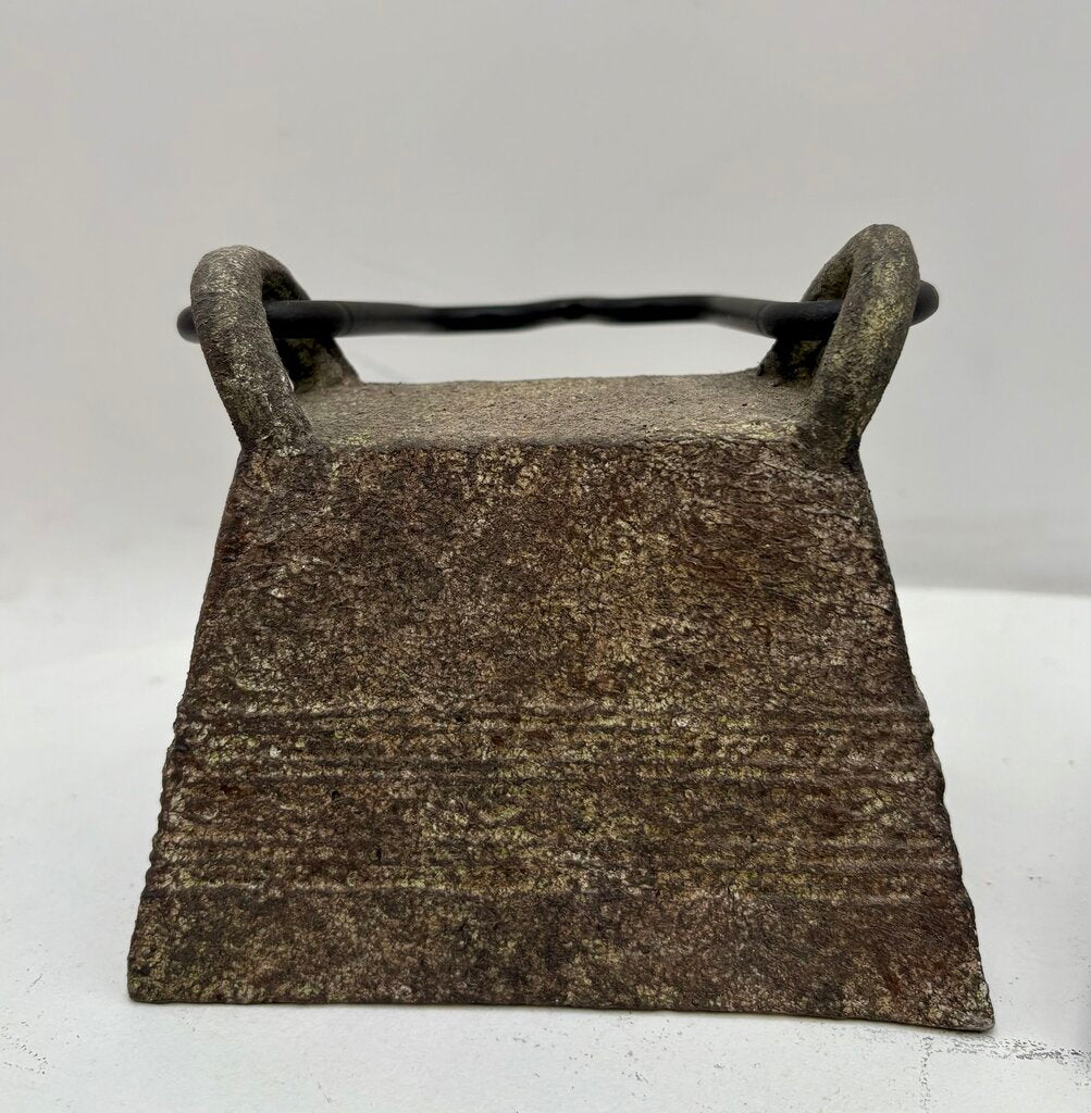 Cast Bronze Replica Antique Cattle Bell on Hanging Stand (3Pcs)