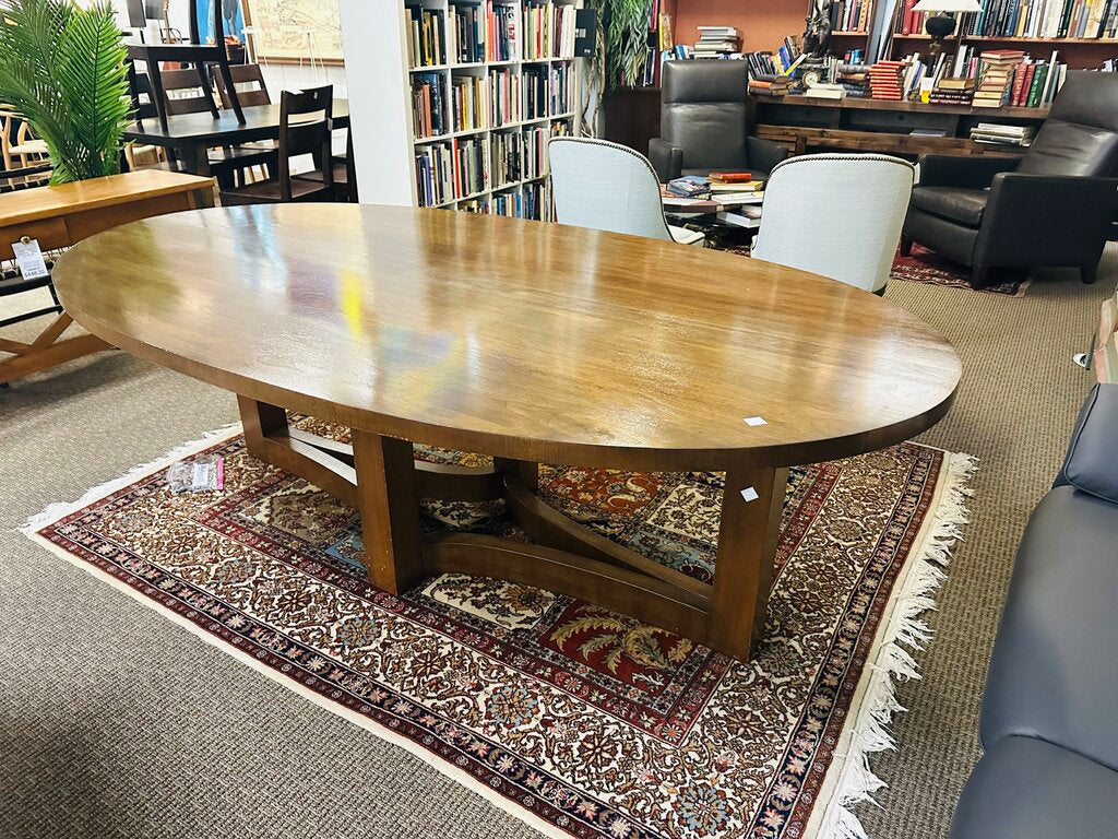 Oval Dining Table 54x96x30
