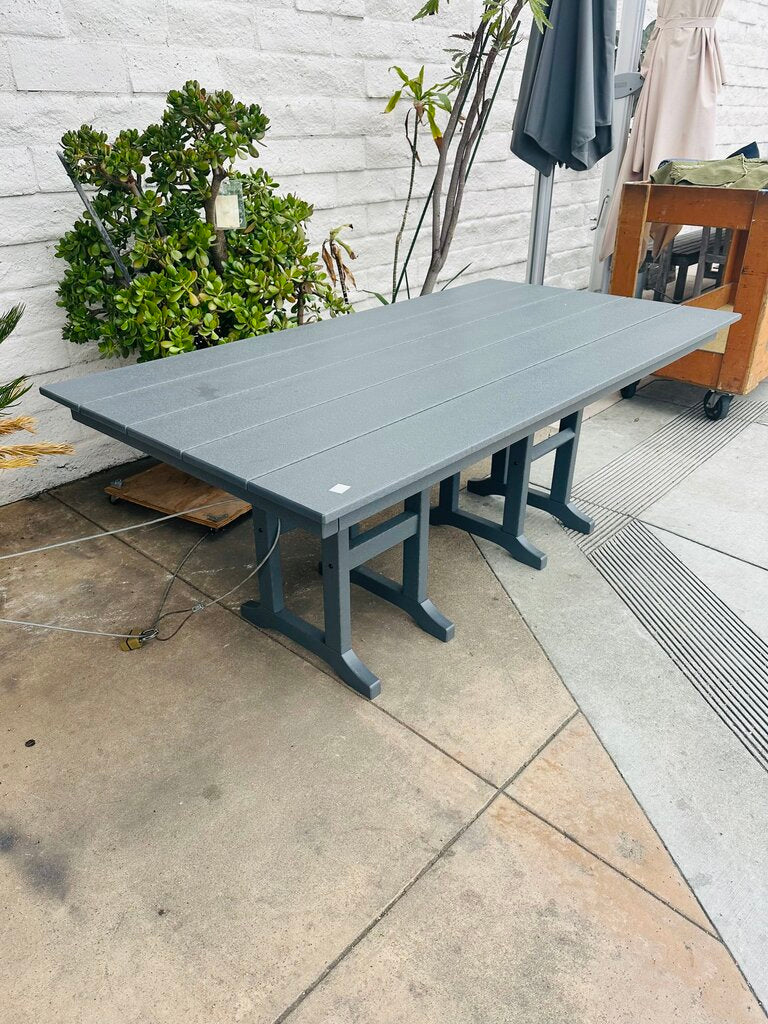 Farmhouse Trestle Dining Table 37x29x72