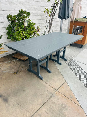 Farmhouse Trestle Dining Table 37x29x72