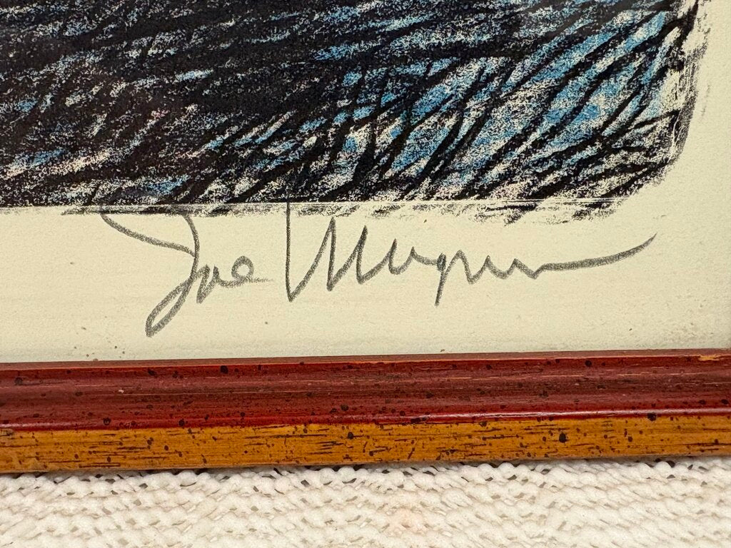 Joseph Anthony Mugnaini "Madona & Child" Signed Colored Litho w/ Cert.