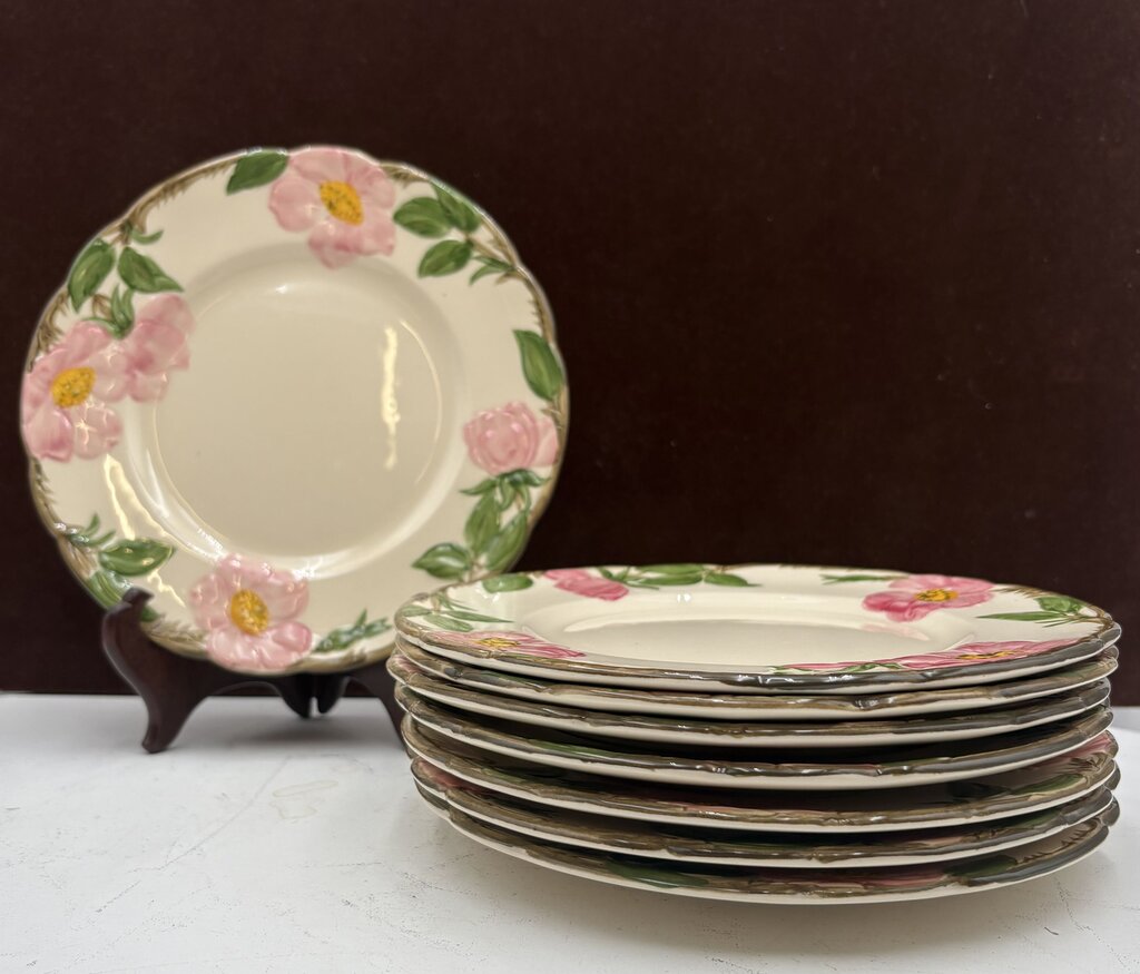 Vintage Franciscan Desert Rose USA Ca. Salad/Dessert Plate 8"