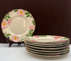Vintage Franciscan Desert Rose USA Ca. Salad/Dessert Plate 8"