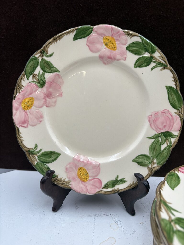 Vintage Franciscan Desert Rose USA Ca. Salad/Dessert Plate 8"