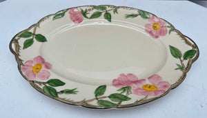 Vintage Franciscan Desert Rose USA Ca. Oval Serving Platter 12.5"