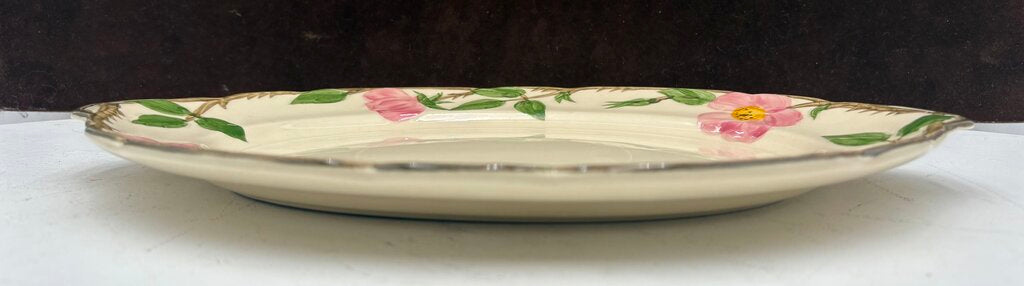Vintage Franciscan Desert Rose USA Ca. Oval Serving Platter 12.5"