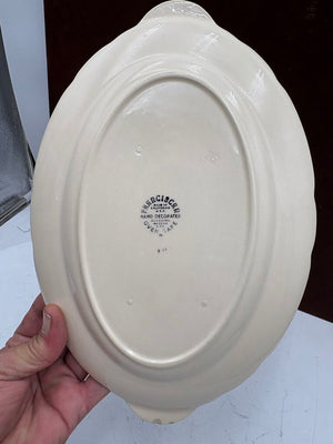 Vintage Franciscan Desert Rose USA Ca. Oval Serving Platter 12.5"