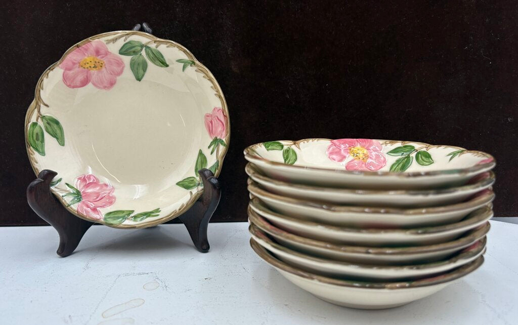 Vintage Franciscan Desert Rose USA Ca. Fruit/Dessert Bowl 5.25"